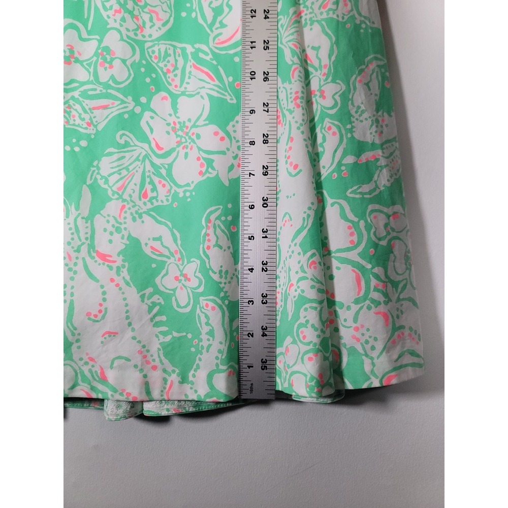 Lilly Pulitzer Fluorescent Sea Life Fit & Flare Dress Size 2 NWT Mint Green - Picture 11 of 12